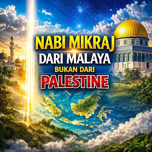 Nabi Mikraj Dari Malaya, Bukan Dari Palestine