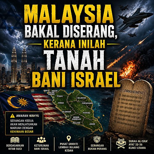 Malaysia Bakal Diserang, Kerana Inilah Tanah Bani Israel