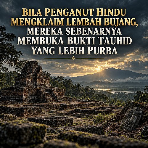 Bila Penganut Hindu Mengklaim Lembah Bujang, Mereka Sebenarnya Membuka Bukti Tauhid yang Lebih Purba