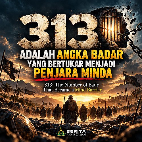 313 Adalah Angka Badar Yang Bertukar Menjadi Penjara Minda